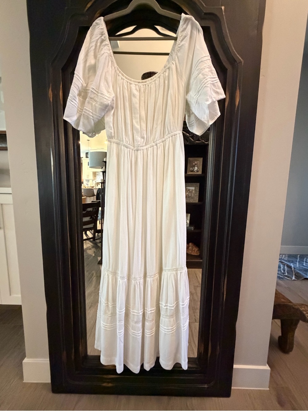 Z Supply White Poppy Midi Dress - never worn